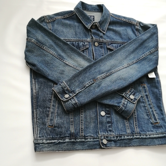 Laser Girl Blue Trucker Denim Jacket Medium NWT - Picture 11 of 15